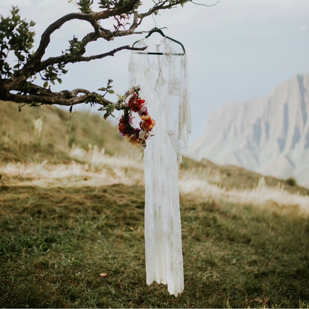 Boho wedding dress